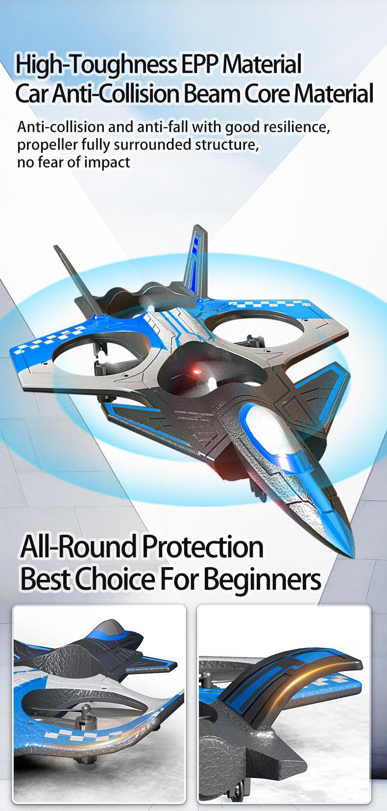 tongliKids Remote Control Foam Airplane Electric Stunt Aircraft Drone Quadcopter Easy to Control for Beginners Durable and Impact Resistant EPP Soft Foam Stunt Rolling Drone for Kids Ages 8-12 Christmas Halloween Thanksgiving Gift
