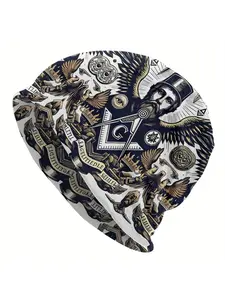 Trendy Masonic-Style Beanie Hats for Men