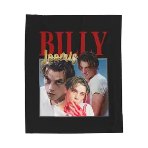 Billy Loomis Plush Blanket for Horror Fans - Soft Velveteen Fabric, perfect for Halloween