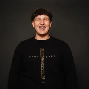 Eternelle Ivory Proverbs 3:5-6 Sweater - 100% Cotton Long-Sleeve Pullover with Bold Cross Design for Comfort and Style