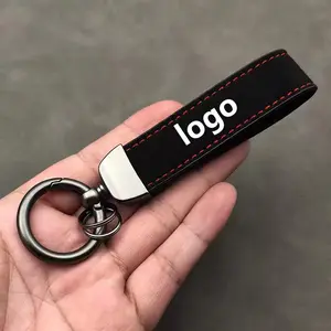 Car Keychain Made of Velvet Leather Material, Unisex Car Key Ring Accessory, Suitable for Multiple Vehicle Models, Luxury Car Key Chain