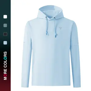 MAELREG Men's Golf Hoodie, Lightweight Fleece Pullover Sweatshirt, Athletic Hooded Top, Casual Sportswear, Fashion Menswear