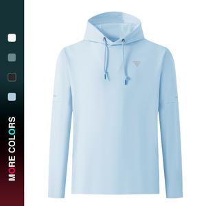 MAELREG Men's Golf Hoodie, Lightweight Fleece Pullover Sweatshirt, Athletic Hooded Top, Casual Sportswear, Fashion Menswear