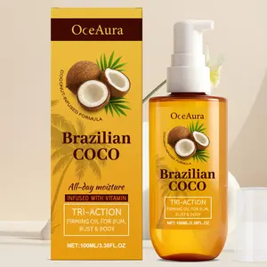 Gentle Coconut Oil 100ML, Refreshing Plant Extracts, Nourishing & Non-Greasy, for Hair Body Massage, Perfect Gift, Essential Oils