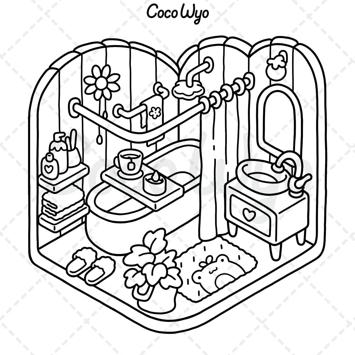 Little Corner: Coloring Book for Adults and Teens, Super Cute Designs of Cozy, Hygge Spaces for Relaxation (Cozy Spaces Coloring) Paperback – May 29, 2024