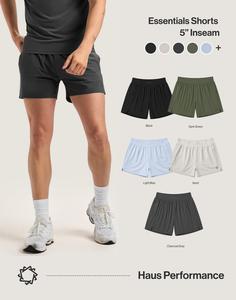 Haus | Essential Shorts - 5" Inseam