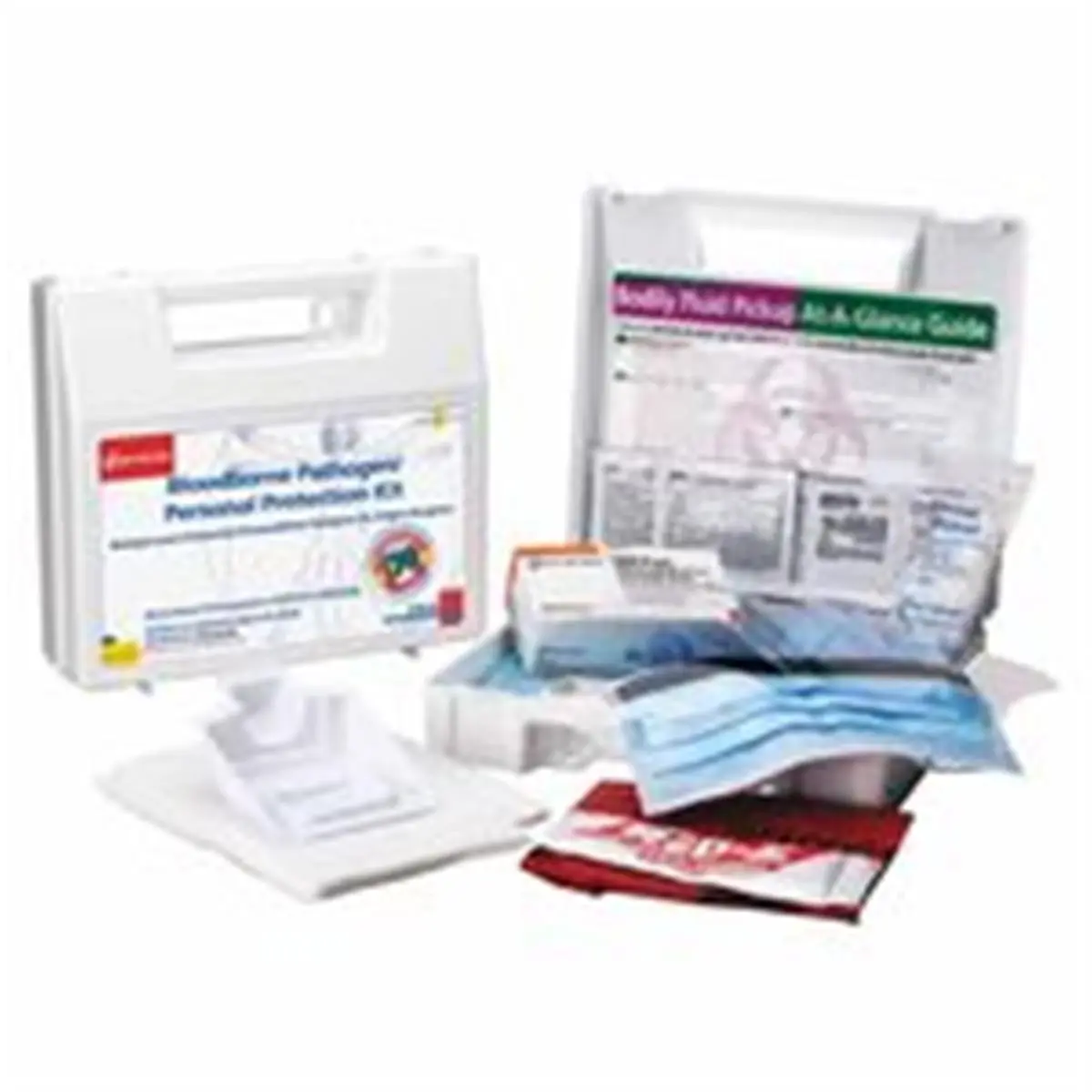 212 MAIN Bloodborne Pathogen Protection Kit, Comprehensive Emergency Safety Kit in Plastic Case for Home Improvement Security, Comprehensive Kit, Emergency Supplies, Portable Box