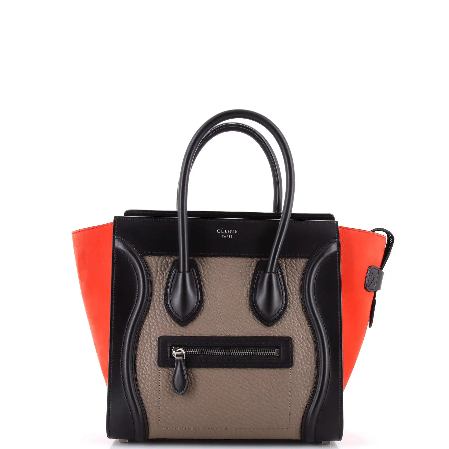 Pre-owned Celine Leather Tote Bags REBAG Tricolor Luggage Bag Micro by Rebag