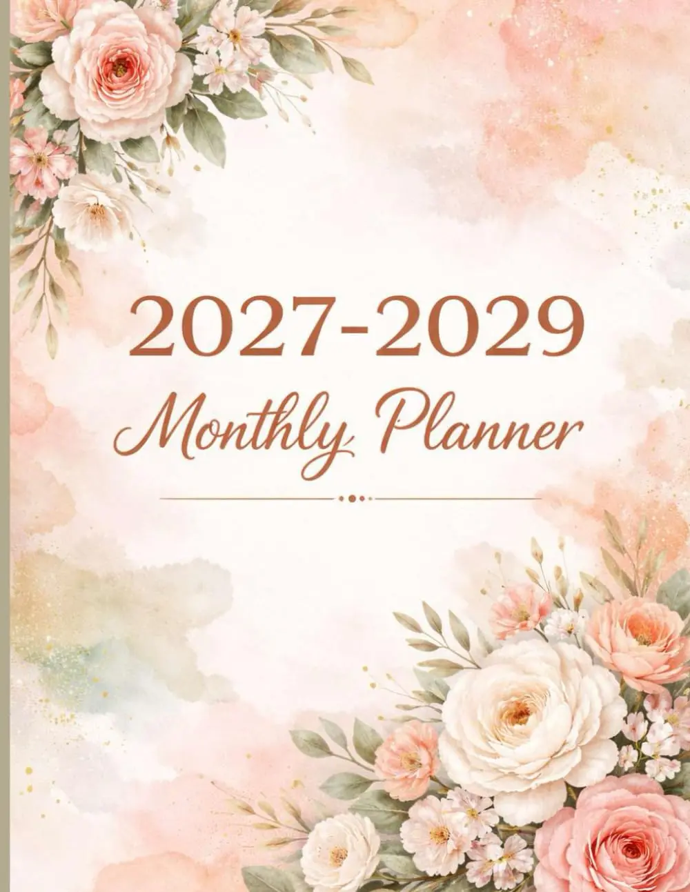 2027-2029 Monthly Planner Large 3-Year Organizer from January 2027 to December 2029 With Holidays & Inspirational Quotes