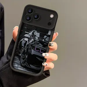 Sports Car-Inspired Shockproof Cellphone Casing, Drop-Proof Tech Accessory with Comprehensive Protection, Compatible with iPhone 11,12,13,14,15,16 Pro Max | Mobile Phone Accessories