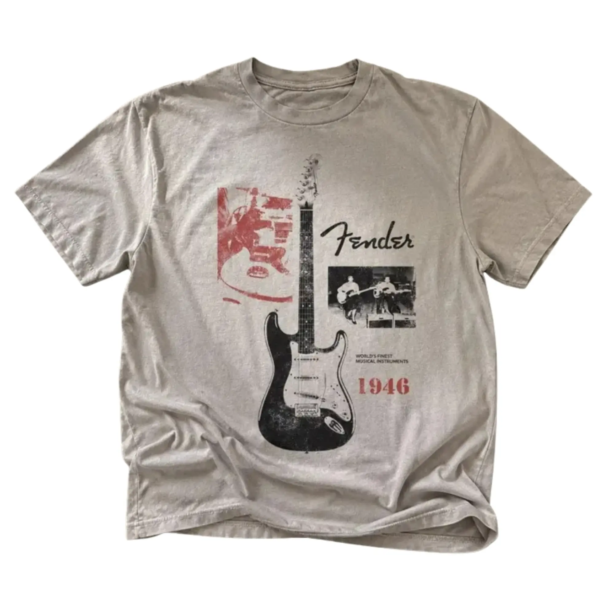 Y2K Electric Guitar Graphic Tee, Vintage Rock Music T Shirt, Retro Guitar Shirt, Grunge Music Streetwear Tee