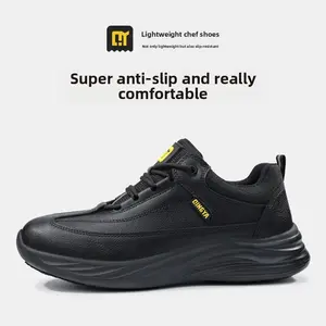 Men's Closed SRC Slip-Resistant Dry Kitchen Work Footwear, Cloud-Cushion Non-Slip Walking Shoes