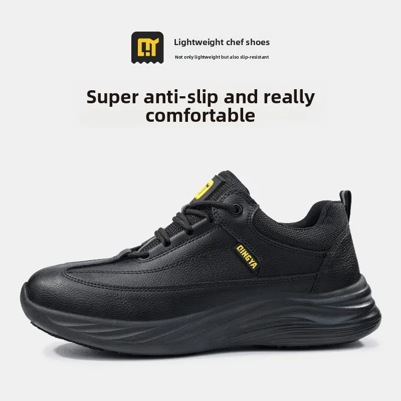 Men's Closed SRC Functional Protective Toe Shockproof Sturdy Waterproof Oil-Proof Slip-Resistant Cloud-Cushion Dry Kitchen Work & Safety Footwear, Functional Work & Safety Footwear, Protective Toe Work & Safety Footwear