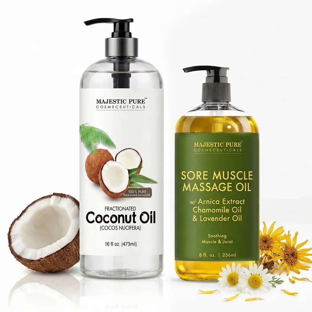 Fractionated Coconut Oil & Sore Muscle Massage Oil