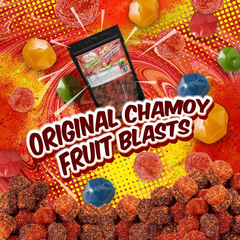 Original Chamoy Fruit Blasts Gushers Enchilados Sweet & Spicy Tropical Treats Bursting with Flavor