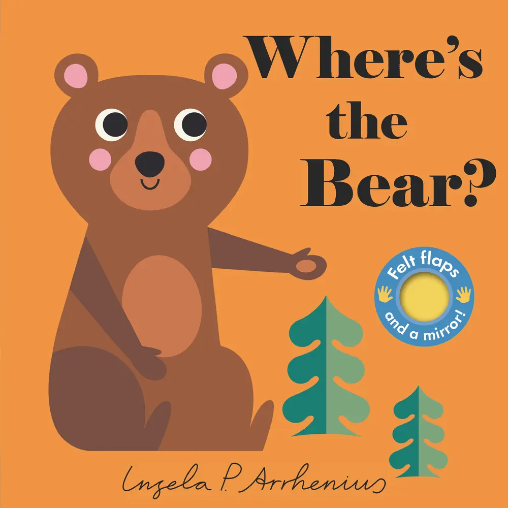 Used Board Book - Where's the Bear? by Nosy Crow (English) - for Baby Showers, Toddlers, with Cute Baby-Friendly Artwork and Felt Accents