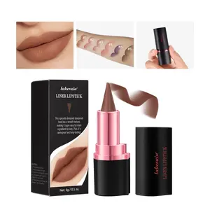 Long-Lasting Lip Liner & Lipstick Combo, Precision Tip Design, Enhances Natural Lips, Perfect for Daily Use, Makeup Essentials