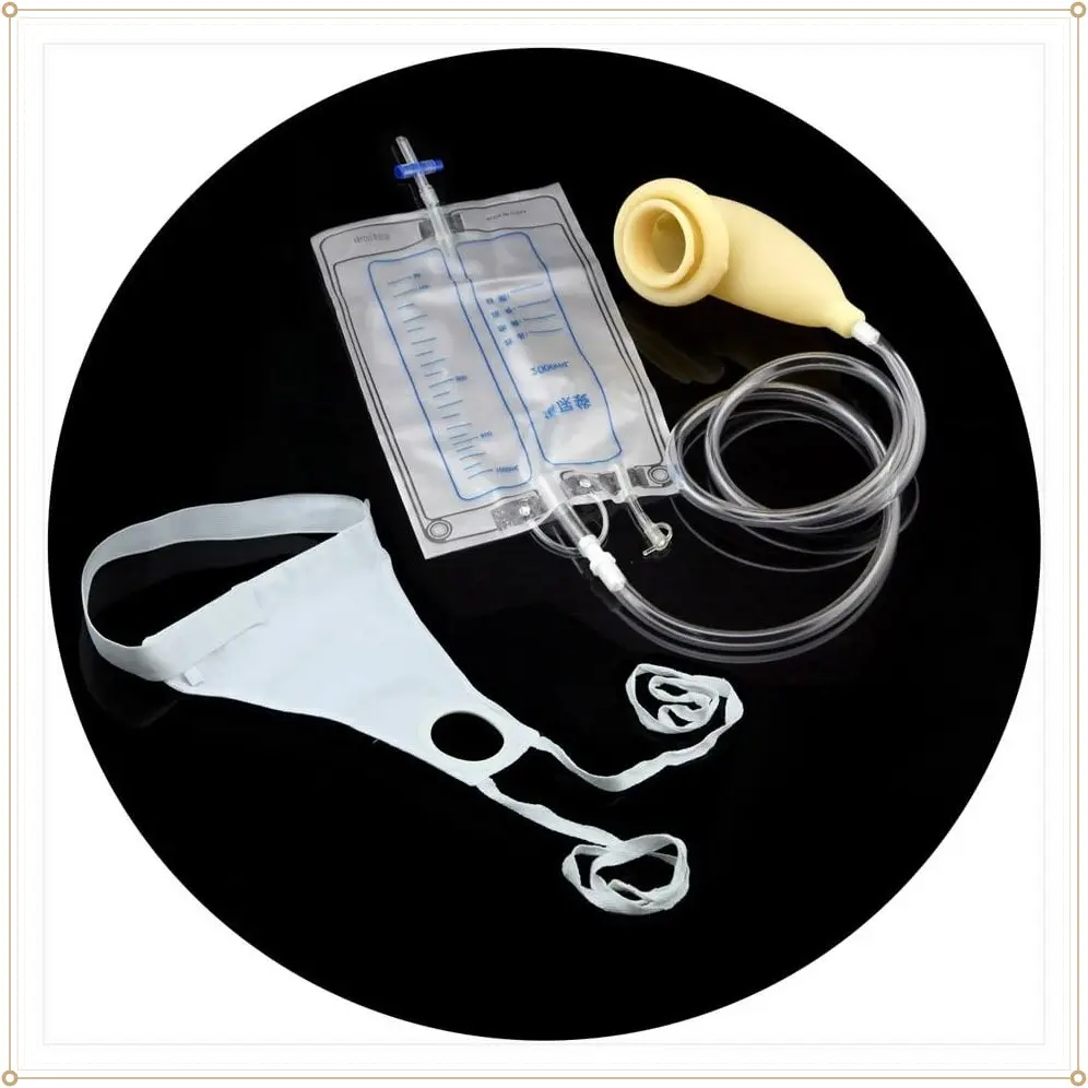 2000ml Man Protable Wearable Urine Bag Urinal System with Collection Urine Bag (2000ml Man Urine Bag)Gift