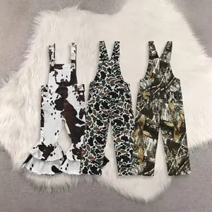 New Clothes Sibling Camo Hunting Denim Overalls for Kids Classic Longalls with Utility Pockets And Adjustable Straps cool boy little comfortable casual wear clothing fashion print toddler summerclothes outfit summer spring