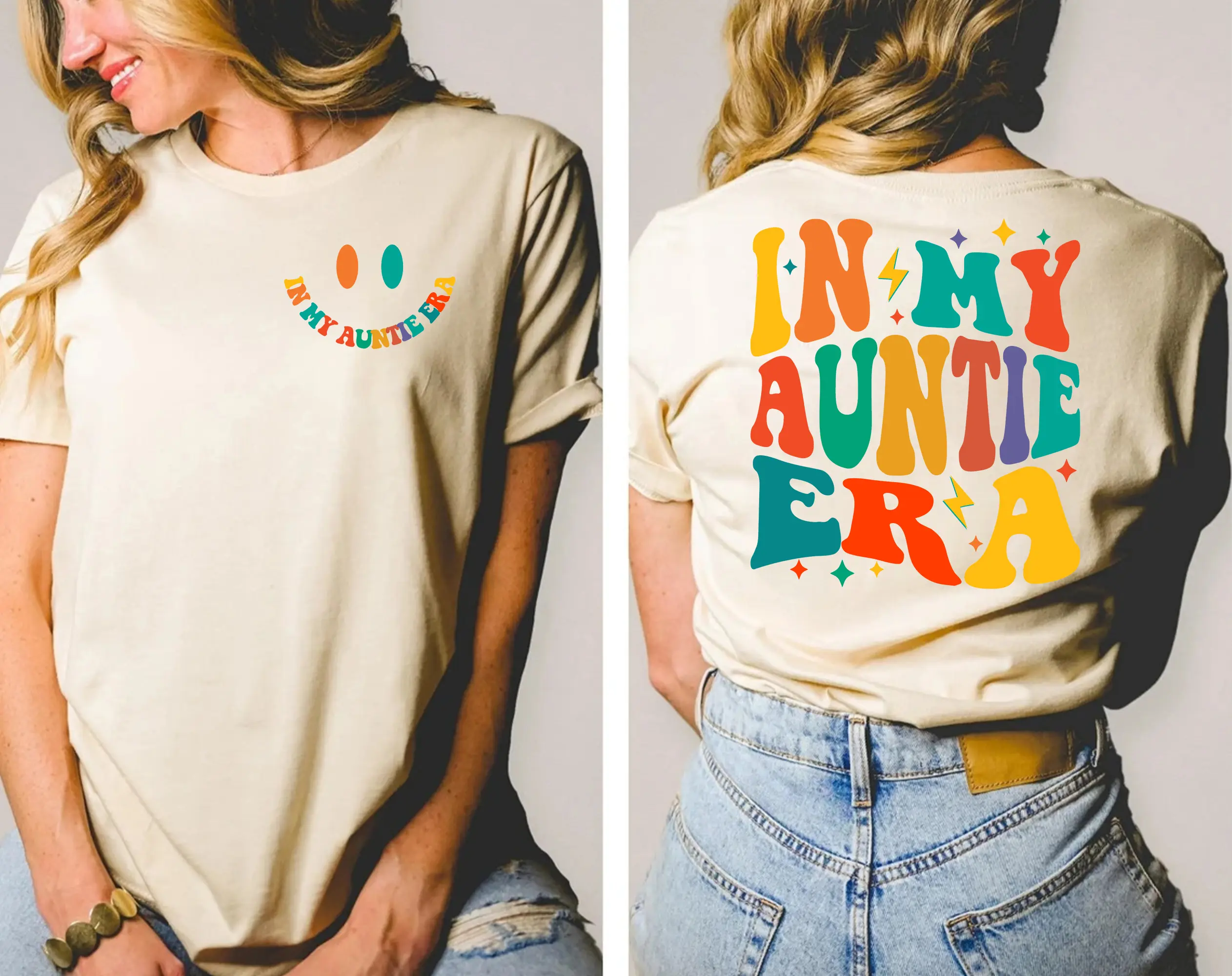 In My Auntie Era T-shirt, Gift for Auntie, New Aunt Shirt, Aunt Gift, Retro Aunt Tee