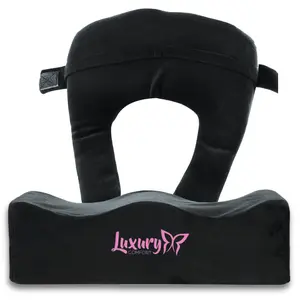 BBL Pillow and Back Support, Lumbar Support Pillow for Office Chair, Soft Booty Pillow BBL Post Surgery Supplies Butt Cushion