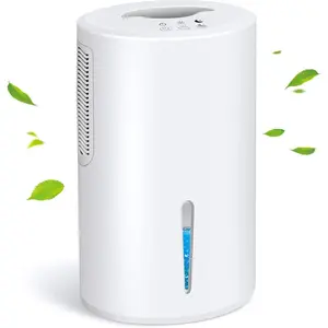 Small Dehumidifier for Bedroom up to 1000 Sq.Ft, 68 OZ Water  Dehumidifier for  with Auto Shut-Off, Mini Dehumidifier with 7 Color LED Lights for Bathroom, Basement, Closet, Garage, RV