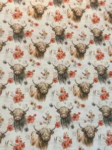 Highland cow pet collar bandannas