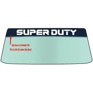 FOR FORD SUPER DUTY  A CUSTOM WINDSHIELD BANNER GRAPHIC DECAL/STICKER