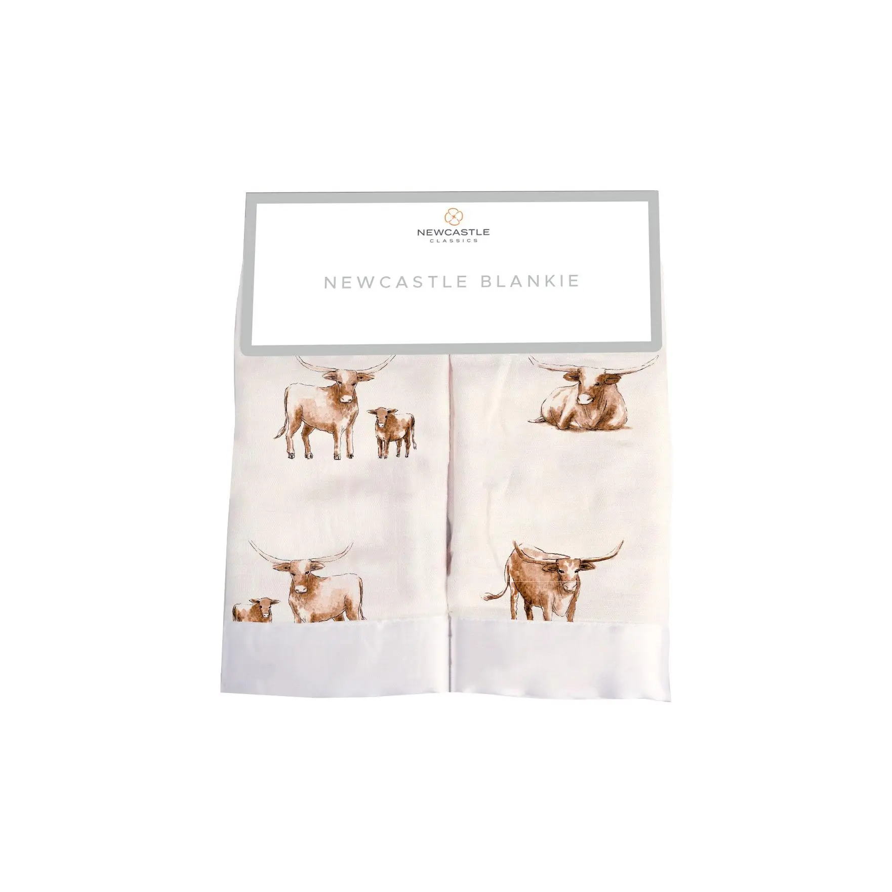 Longhorn Blankie 2 Pack