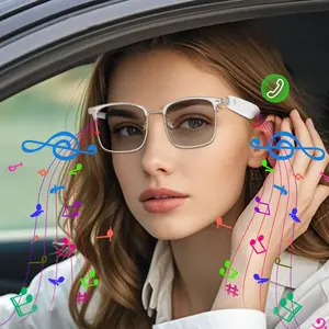 Smart Glasses, Fashionable Smart Glasses, Business Smart Audio Bluetooth-compatible Glasses, Outdoor Sports Glasses, Ideal Gift for All Ages