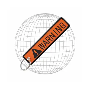 The Future Is Bikes Moto Keytag - Warning!!