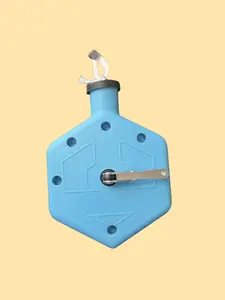 1 Piece Chalk Line Tool 100ft Portable Chalk Line Reel Box with PP Case for Building Construction Woodworking Decoration Bricklaying Drawing