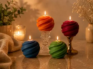 Spiral Ball Candle