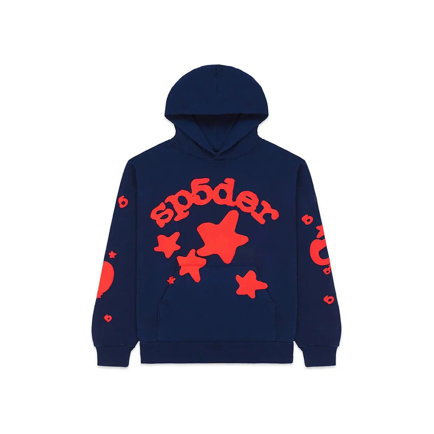 Sp5der Beluga Hoodie Navy Sp5der Beluga Hoodie Navy