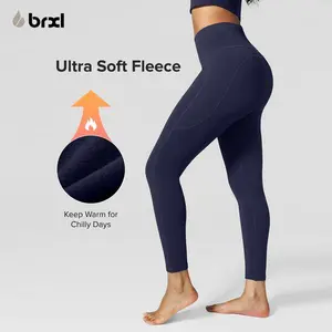 BRXL【Discount for live】Women's Thermal Leggings Winter Pants Pet Hair Resistant and Waterproof Featuring 3 Deep Pockets Warm Lined Suitable for Daily Wear Outdoor Walk Winter Commuting-brxl-3
