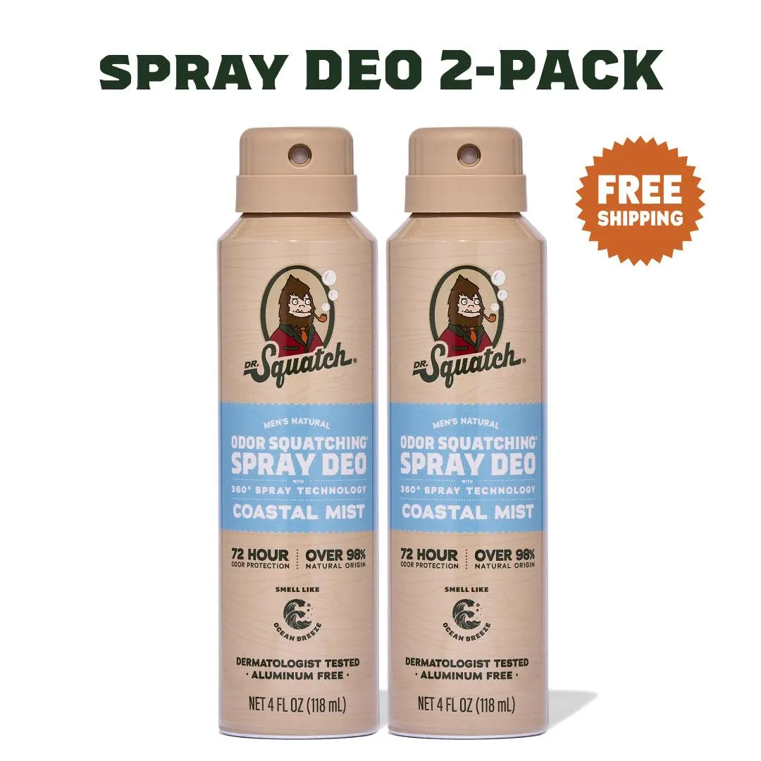 Coastal Mist 2-Pack Spray Deo
