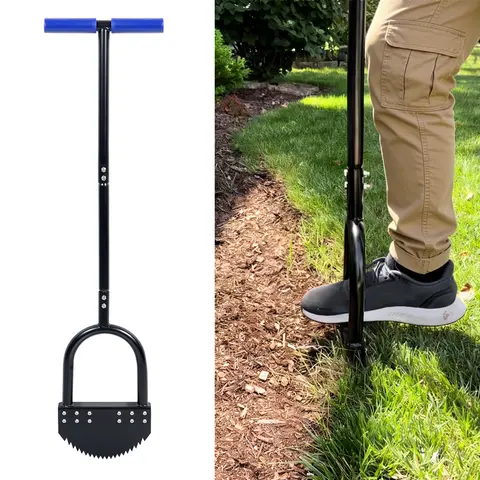 CKLT Manual Garden Bed Edger - Durable Gardening Work Tool with Wide Footplate, Portable Design for Weed Removal, Flowerbed, Sidewalk, Durable Landscape Tool, deals for you, restock