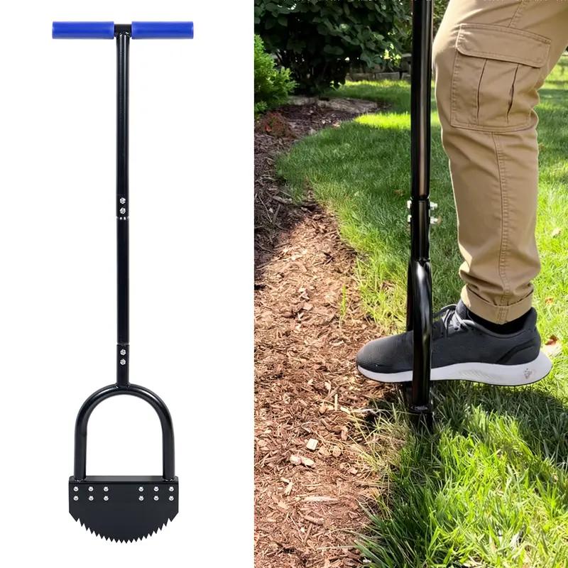 CKLT Manual Garden Bed Edger - Durable Gardening Work Tool with Wide Footplate, Portable Design for Weed Removal, Flowerbed, Sidewalk, Durable Landscape Tool, deals for you, restock