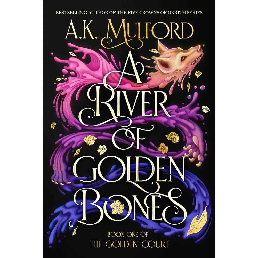USED Book - A River of Golden Bones: Book One of the Golden Court by Mulford, A. K. (Hardcover) - english