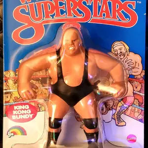 Vintage WWF Superstar King Kong Bundy Figure Sealed Mattel Collectible