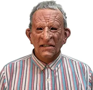 Zagone Studios Moving Jaw Latex Halloween Masks with Distinctive Features for Spooky Fun