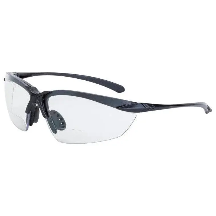 Crossfire Sniper Bifocal Safety Glasses Pearl Gray with Clear Lenses