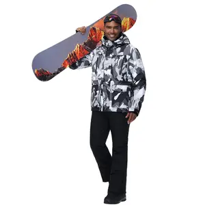 YEEFINE Men's Ski Suits Waterproof Winter Snowsuit Snowboard Jackets Coats Pants Set