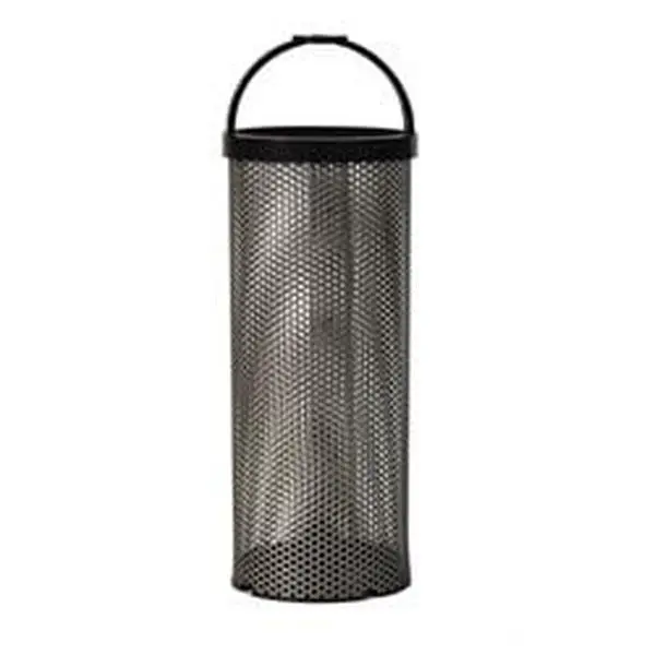 Groco BS-4 Stainless Steel Filter Storage Basket with Improved Handle, Home Supplies Home Organizer - 2.6x7.5 in, With Handle