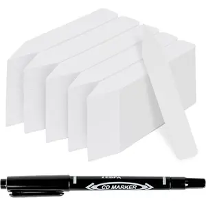 Labels 4 Inch 500 count Plastic  Name Tags for Seedlings Garden Labels Markers   Tags Seed Labels  Label Stakes with Permanet Marking Pen  Markers for Outdoor Garden