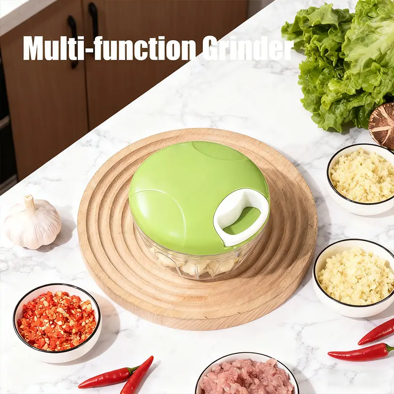 Garlic Chopper, Portable Veggie Chopper, Garlic Grinder Masher Onion Chopper, Blender to Vegetable, Cordless Food Processor for Ginger, Chili, Fruit, Meat, Spices, Beans, etc
