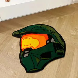 Creative Robot Design Carpet, Non-slip Soft Comfortable Floor Mat, Decorative Area Rug, Geometric Graphic Rug for Home Living Room Bedroom, Home Decor