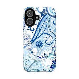 Abstract Floral Art Phone Case – Colorful Swirl Flower Aesthetic Cover with Vintage Pattern Design for iPhone 17 16 15 14 13 iphone 12 11 Pro Max Air & Samsung Galaxy S21–S26 Plus Ultra| Artistic Retro Aesthetic Gift