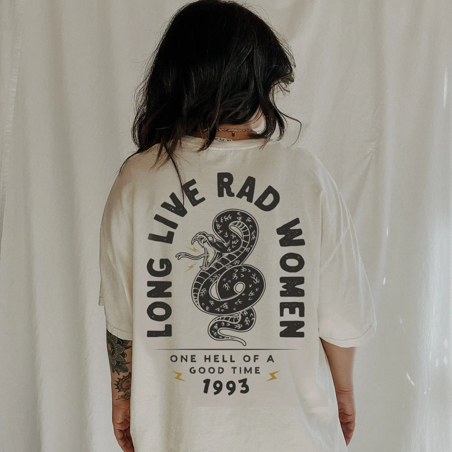 Victoria Maxwell, Womenswear Graphic Tee, Vintage Crewneck T-Shirt, Long Live Rad Women Tee, Trendy aesthetic boho comfort colors tee, feminist girl power shirt, Gift for her