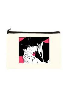 Painter of The Night Canvas Pouch Slogan Canvas Bag Funny Cosmetic Zipped Pencil Case Snack Bag Luxury Toiletry Bag Makeup Case